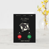 Jiu Jitsu noemt martial arts cool MMA-vechter Kaart (Gele Bloem)