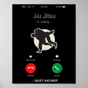 Jiu Jitsu noemt vechtsporten coole MMA-vechter Poster