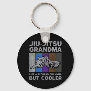 Jiu-Jitsu Oma Vintage BJJ Braziliaans Jiu Jitsu Sleutelhanger
