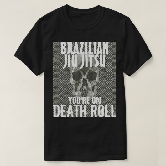 Jiu Jitsu on Death Roll Tshirt (Design voorkant)