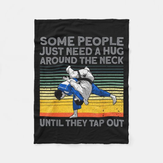 Jiu Jitsu-ontwerp voor mannen, vrouwen, kinderen B Fleece Deken (Voorkant)