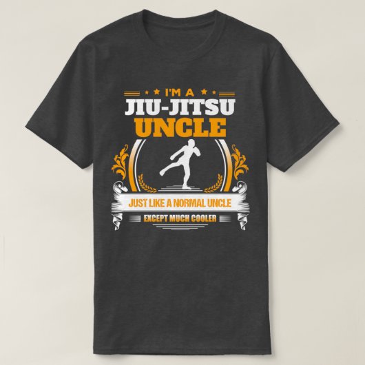 Jiu Jitsu Oom Kerstcadeaus of Birthday Cadeau T-shirt (Design voorkant)