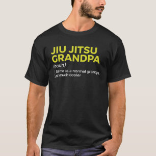 Jiu Jitsu Opa Definitie Grappige Vechtsporten T T-shirt