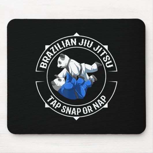 Jiu Jitsu Panda - Laten we Rollen Muismat (Voorkant)
