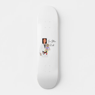 Jiu Jitsu Pap Aangepaste foto's en handgeschreven  Persoonlijk Skateboard