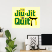 Jiu Jitsu Poster (Thuiskantoor)