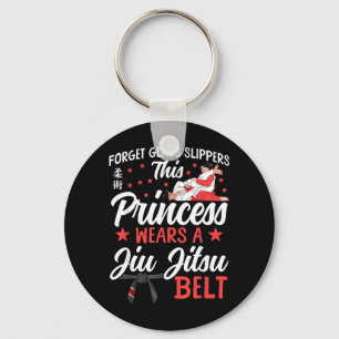Jiu Jitsu Retro Vintage Vergeet Glazen Muiltjes Di Sleutelhanger