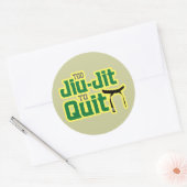 Jiu-Jitsu Ronde Sticker (Envelop)