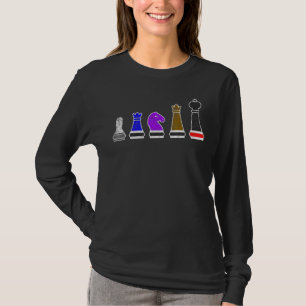 Jiu Jitsu Schaakstukken Schaken En Speler 1 T-shirt