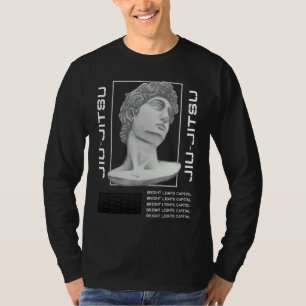 Jiu Jitsu-standbeeld MMA-worstelen BJJ-boksen T-shirt