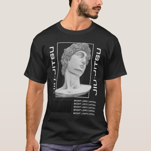 Jiu Jitsu Statue MMA Wrestling BJJ Boxing T-shirt (Voorkant)