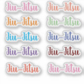 Jiu-Jitsu Stickers (Voorkant)