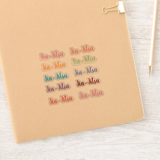 Jiu-Jitsu Stickers (Notitieboek)