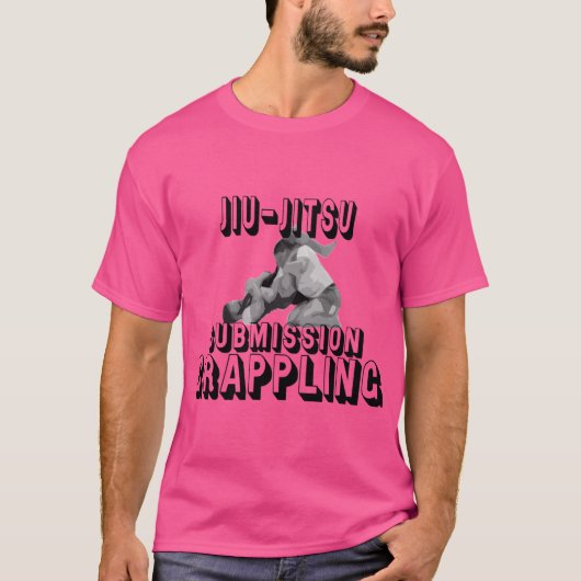 Jiu-Jitsu Submission Grappling Art T-shirt (Voorkant)