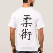 Jiu Jitsu t-shirt - groot ontwerp achteraan (Achterkant)
