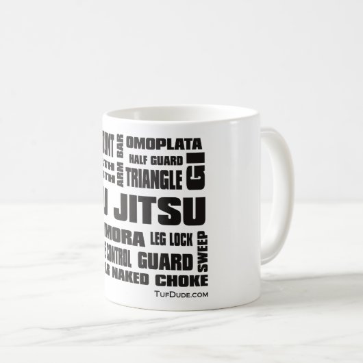 Jiu Jitsu - terminologie Mok koffie (Voorkant rechts)