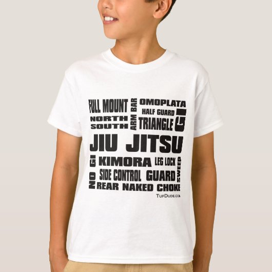 Jiu Jitsu - Terminologie T-shirt (Voorkant)