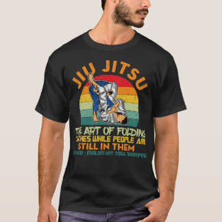 Jiu Jitsu The Art of Folding Clothes BJJ Funny T-shirt