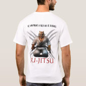 JIU-JITSU-Tiger/White T-shirt (Achterkant)