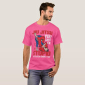 Jiu Jitsu Train als een beest BJJ MMA Jujitsu Jiu T-shirt (Voorkant volledig)