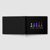 jiu jitsu training chess , gift bjj met tekst . gastenboek (Volledig)