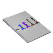 jiu jitsu training chess , gift bjj met tekst . notitieboek (Rechterzijde)