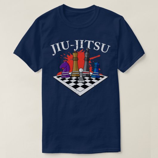 Jiu Jitsu Training Gift for BJJ Chess 1 T-shirt (Design voorkant)
