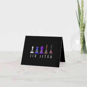 jiu jitsu    trainingschaak , cadeau bjj met tekst bedankkaart