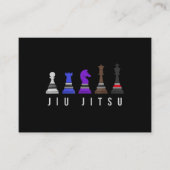 jiu jitsu    trainingschess , gift bjj met tekst . informatiekaartje (Voorkant)
