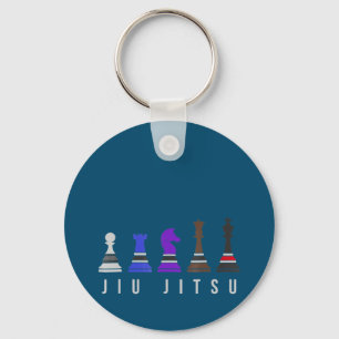 jiu jitsu    trainingschess , gift bjj met tekst . sleutelhanger