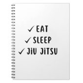 Jiu Jitsu trainingsjournaal - blanco pagina's Notitieboek (Voorkant)