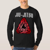 Jiu Jitsu Tribal Gracie Triangle Bjj Grapple MM T-shirt (Voorkant)