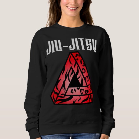Jiu Jitsu Tribal Gracie Triangle Bjj Grapple MM Trui (Voorkant)