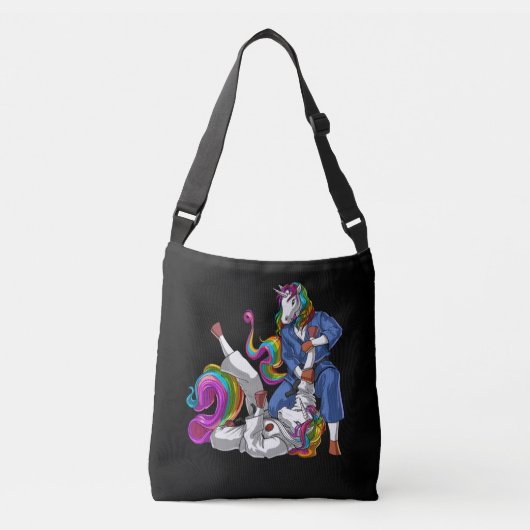 Jiu-Jitsu Unicorns Crossbody Tas (Voorkant)