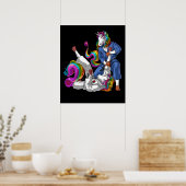 Jiu-Jitsu Unicorns Poster (Keuken)