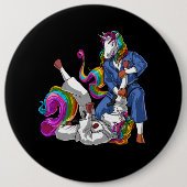Jiu-Jitsu Unicorns Ronde Button 6,0 Cm (Voorkant)