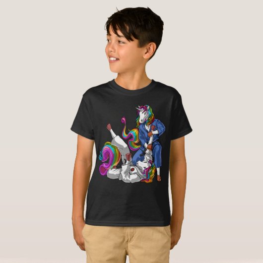 Jiu-Jitsu Unicorns T-shirt (Voorkant volledig)