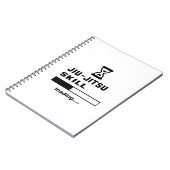 Jiu-Jitsu vaardigheid Lading...... Notitieboek (Linkerzijde)