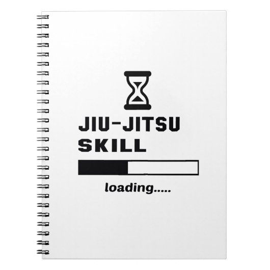 Jiu-Jitsu vaardigheid Lading...... Notitieboek (Voorkant)