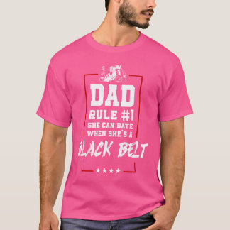 Jiu Jitsu Vader Vader Dochter Papa Regel 1 Ze Kan T-shirt
