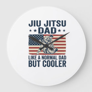 Jiu Jitsu Vader Vintage Vlag Shirt Ontwerp_1 Grote Klok