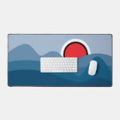 Jiu Jitsu Van Witte Riem Aan Zwarte Riem Zon Bureaumat (Keyboard & Muis)