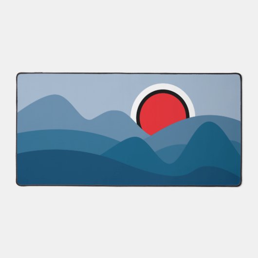 Jiu Jitsu Van Witte Riem Aan Zwarte Riem Zon Bureaumat (Voorkant)