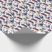 Jiu Jitsu Verjaardag Inpakpapier (Hoek)