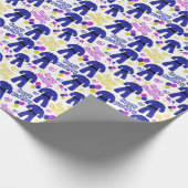 Jiu Jitsu Verjaardag Inpakpapier (Hoek)