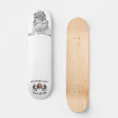 Jiu Jitsu voor de Dode en Chinese Draak Persoonlijk Skateboard (Voorkant)