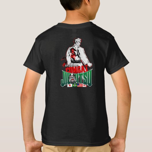 Jiu-Jitsu voor kinderen T-shirt (Achterkant)
