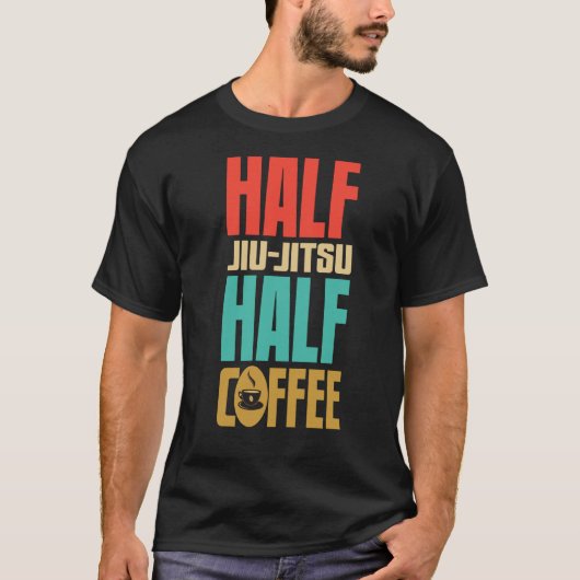 Jiu Jitsu voor koffie T-shirt (Voorkant)
