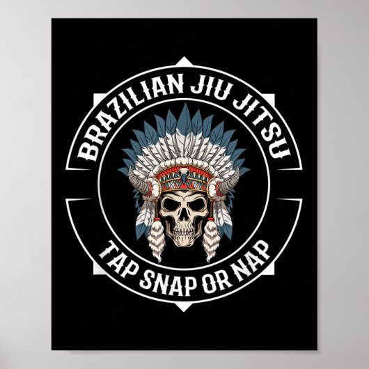 Jiu Jitsu War Bonnet - Indieningsteam Jiu Jitsu W Poster (Voorkant)