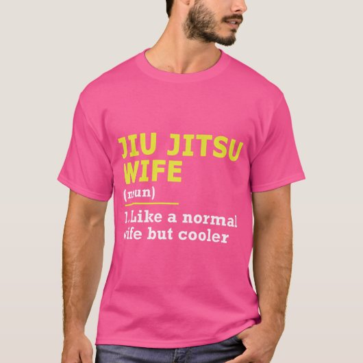 Jiu Jitsu Wife Definitie T-shirt (Voorkant)